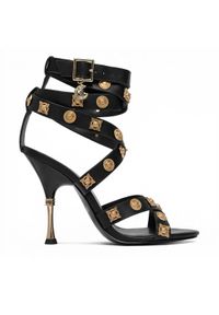 Just Cavalli Sandały 80RA3S40 ZSE55 Czarny. Kolor: czarny. Materiał: skóra #1