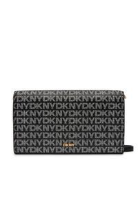 DKNY Torebka Farah Clutch R4255E37 Czarny. Kolor: czarny. Materiał: skórzane #1