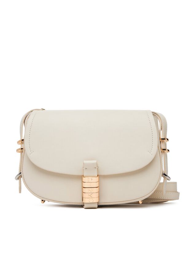 Pinko - PINKO Torebka Saddle Mini PE PLTT 103831 A270 Biały. Kolor: biały. Materiał: skórzane