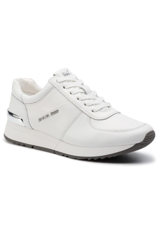 Sneakersy MICHAEL Michael Kors Allie Trainer 43R5ALFP3L Optic White. Kolor: biały. Materiał: skóra