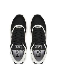 EA7 Emporio Armani Sneakersy 7X000341 AF18616 MC001 Czarny. Kolor: czarny. Materiał: skóra, zamsz #5