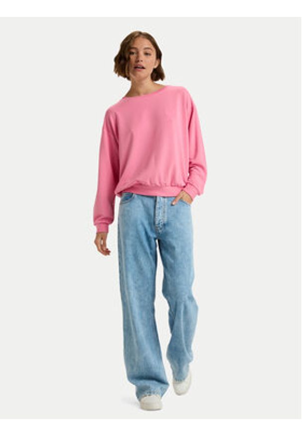 Roxy Bluza Surfing By Moonlight ERJFT05008 Różowy Regular Fit. Kolor: różowy