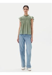 only - ONLY Bluzka Katti 15337637 Zielony Regular Fit. Kolor: zielony. Materiał: bawełna