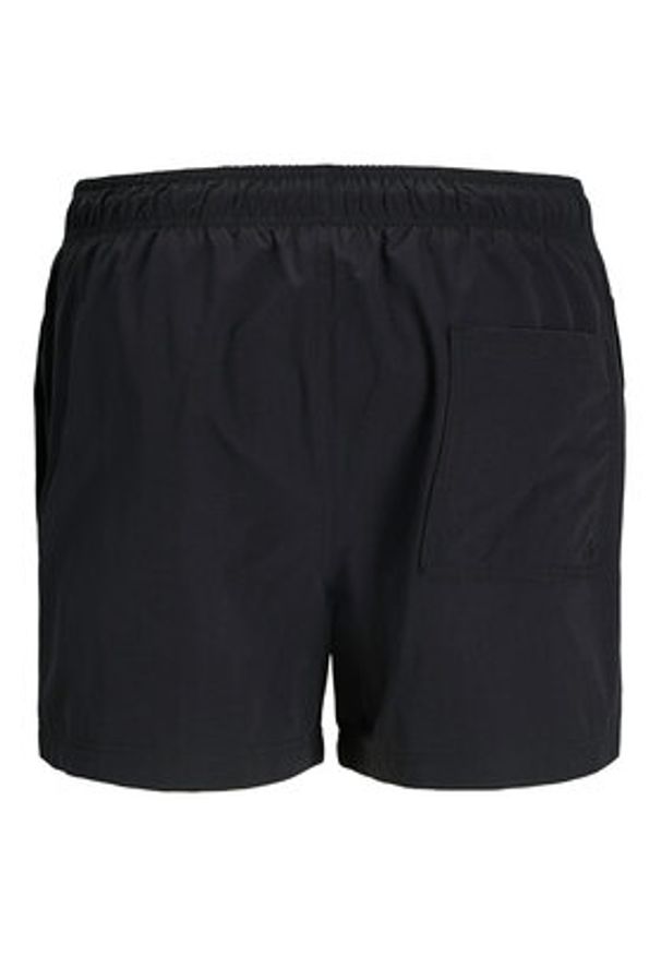Jack & Jones - Jack&Jones Szorty kąpielowe Maui 12272776 Czarny Regular Fit. Kolor: czarny. Materiał: syntetyk