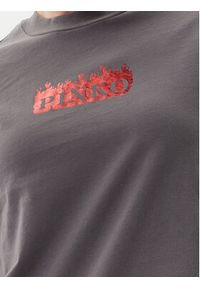 Pinko - PINKO T-Shirt Trapani 105050 A2D6 Szary Regular Fit. Kolor: szary. Materiał: bawełna #3