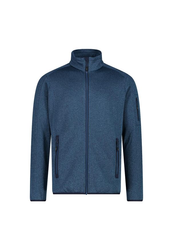 Bluza męska turystyczna CMP 30H5887. Okazja: na co dzień. Kolor: niebieski. Styl: sportowy, casual. Sport: turystyka piesza