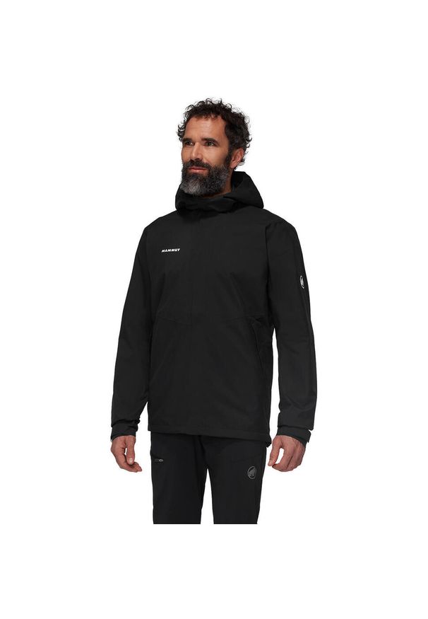 Kurtka trekkingowa męska Mammut Wanderjacke Alto Hardshell. Typ kołnierza: kaptur. Kolor: wielokolorowy, czarny, szary. Materiał: syntetyk