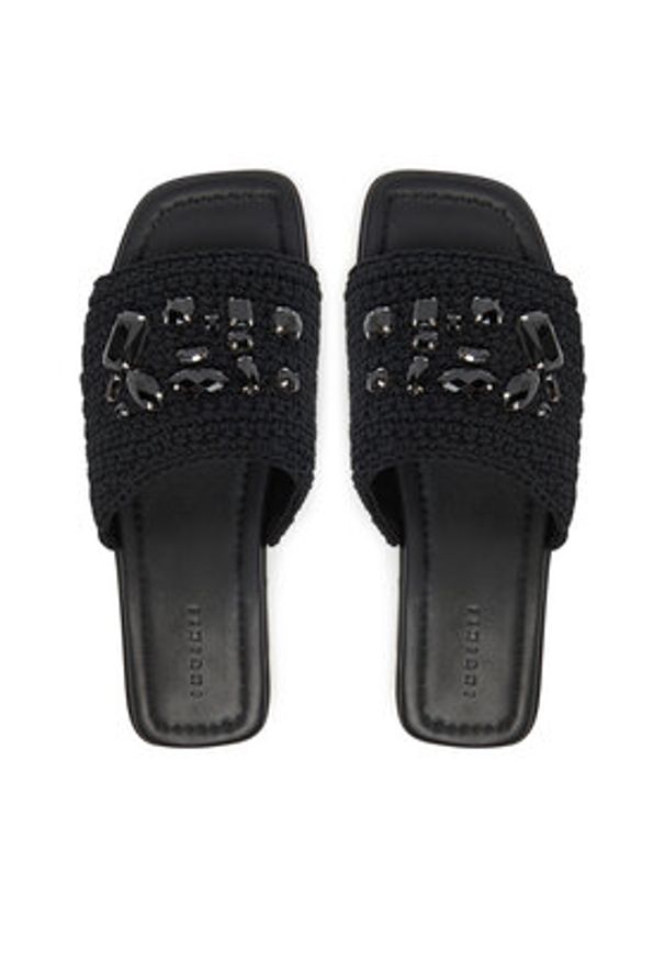 Inuikii Klapki Classic Suede Velcro 70104-367 Czarny. Kolor: czarny. Materiał: materiał