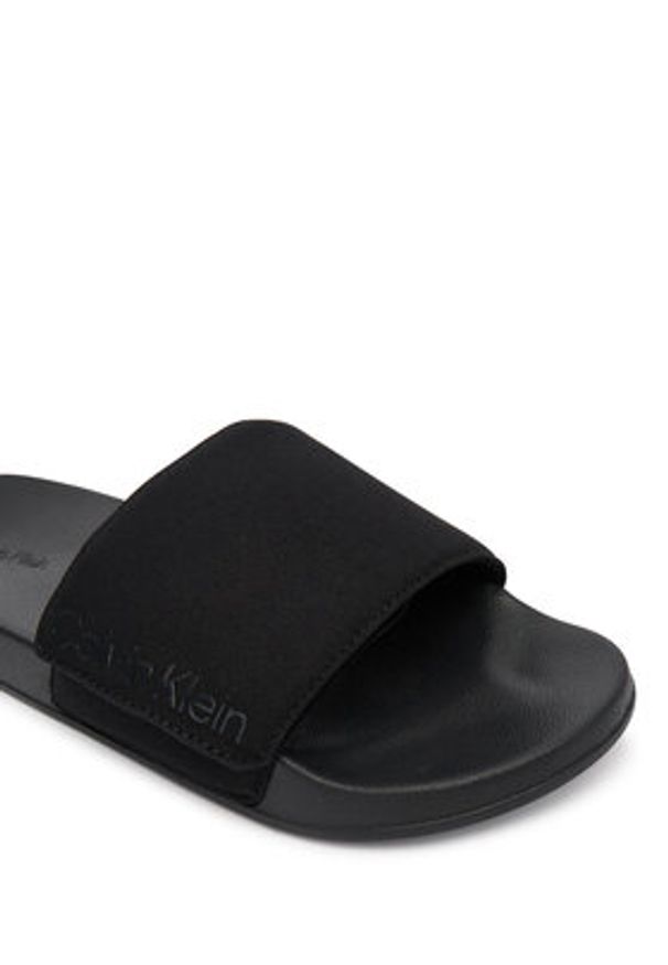 Calvin Klein Klapki Ess Slide Adj Monobrand Cv HM0HM02115 Zielony. Kolor: zielony. Materiał: materiał