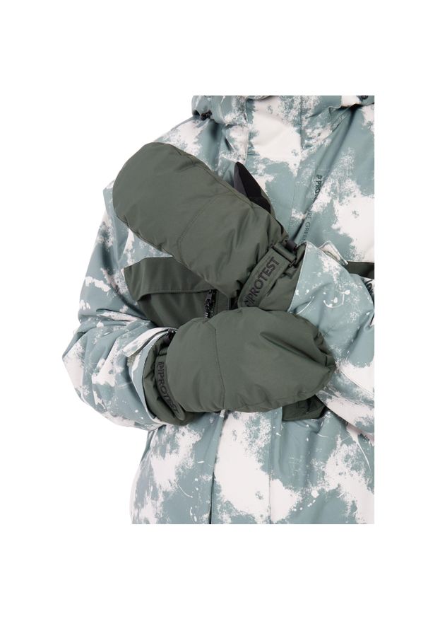 Mitenki Protest Empire. Kolor: zielony. Materiał: poliester. Sezon: zima. Sport: narciarstwo