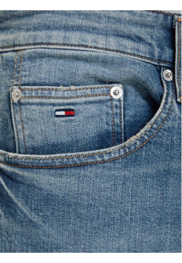 Tommy Jeans Jeansy Scanton DM0DM22966 Niebieski Slim Fit. Kolor: niebieski