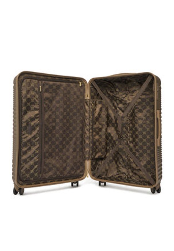 Nine West Walizka duża CEO-NW-L-002-09 GOLD Złoty. Kolor: złoty