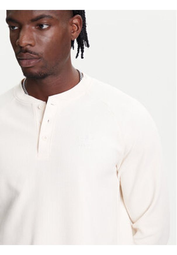 Adidas - adidas Longsleeve Trefoil Essentials JX2757 Écru Loose Fit. Materiał: bawełna, syntetyk. Długość rękawa: długi rękaw