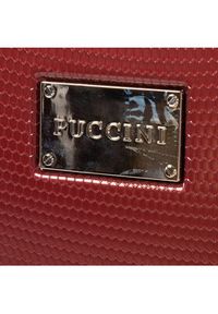 Puccini Walizka średnia Panama PC029B Bordowy. Kolor: czerwony #10