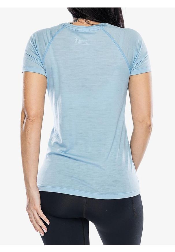 Koszulka treningowa damska Smartwool Active Ultralite Short Sleeve. Kolor: niebieski