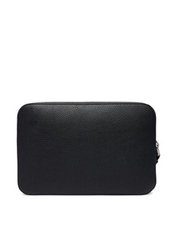 TOMMY HILFIGER - Tommy Hilfiger Kosmetyczka Th Central Pouch AM0AM13953 Czarny. Kolor: czarny. Materiał: skóra