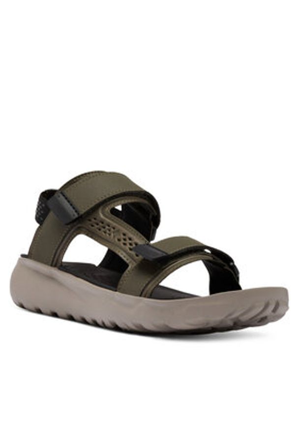 columbia - Columbia Sandały Peakfreak Roam™ Sandal 2108771 Zielony. Kolor: zielony. Materiał: skóra