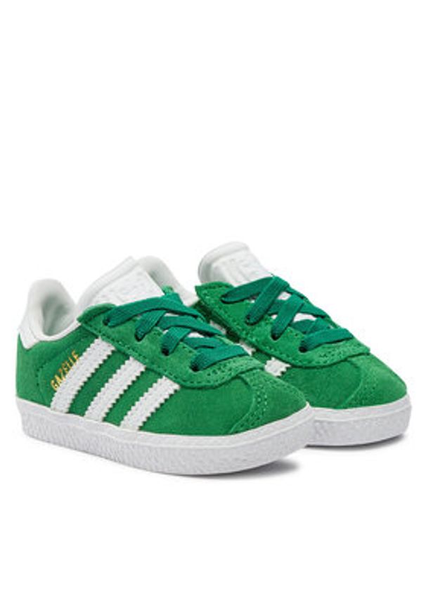 Adidas - adidas Sneakersy Gazelle Cf El I IH0363 Zielony. Kolor: zielony. Materiał: zamsz, skóra. Model: Adidas Gazelle