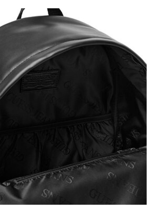 Guess Jeans Plecak CWBEO-GUESS-B-002-09 Czarny. Kolor: czarny. Materiał: skóra