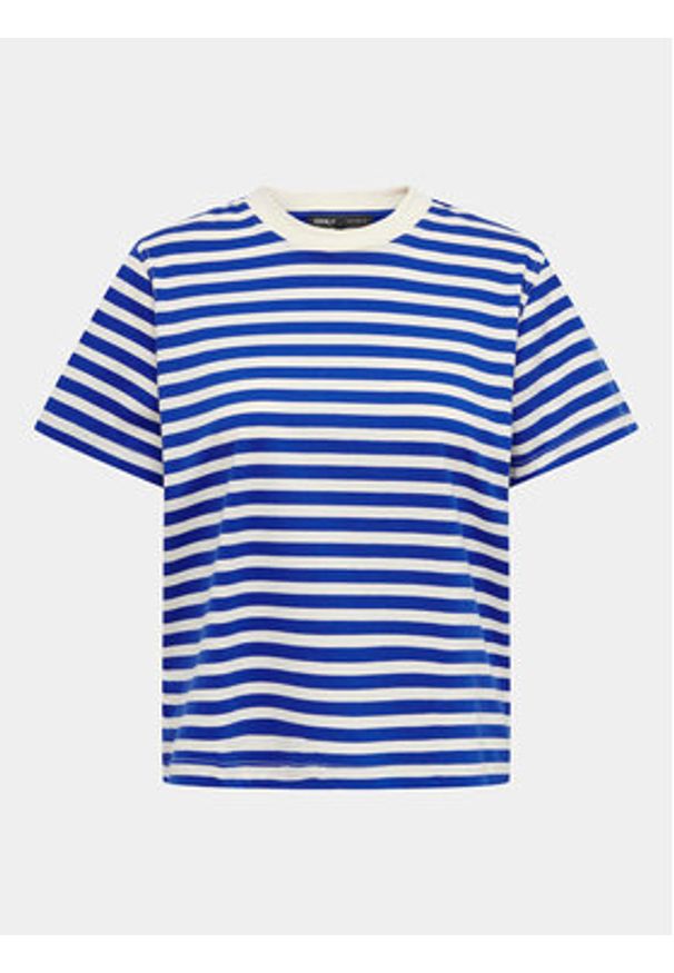 only - ONLY T-Shirt Livina 15272227 Niebieski Regular Fit. Kolor: niebieski. Materiał: bawełna