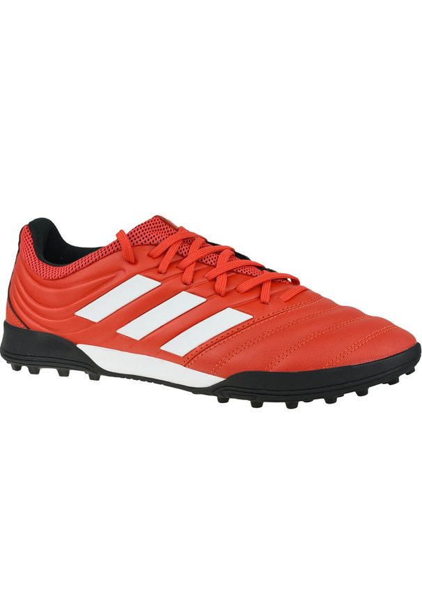 Adidas - adidas Copa 20.3 TF G28545. Kolor: czerwony. Materiał: syntetyk. Szerokość cholewki: normalna. Sport: piłka nożna