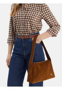 Coach Torebka Lola SB2 CDD06 Miedziany. Kolor: brązowy. Materiał: zamszowe, skórzane #1