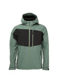 ZSPORT - Męska Kurtka Softshell Ladan - Stylowa i Wodoodporna. Kolor: zielony. Materiał: softshell. Sport: turystyka piesza