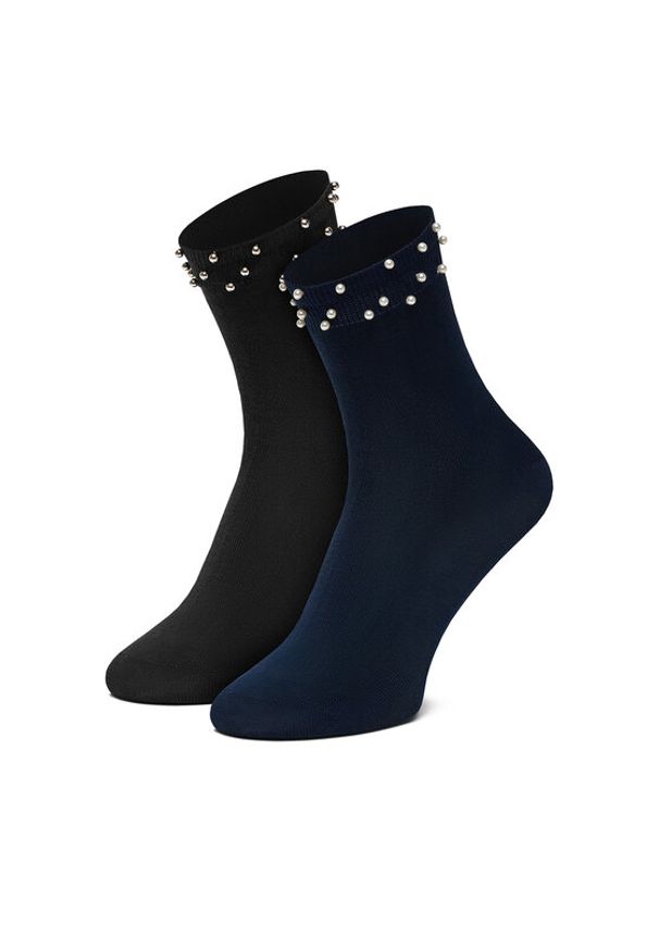 Nine West Skarpety długie KR_NW_PEARL_Z_SS25 (2 PACK) Kolorowy. Materiał: bawełna. Wzór: kolorowy