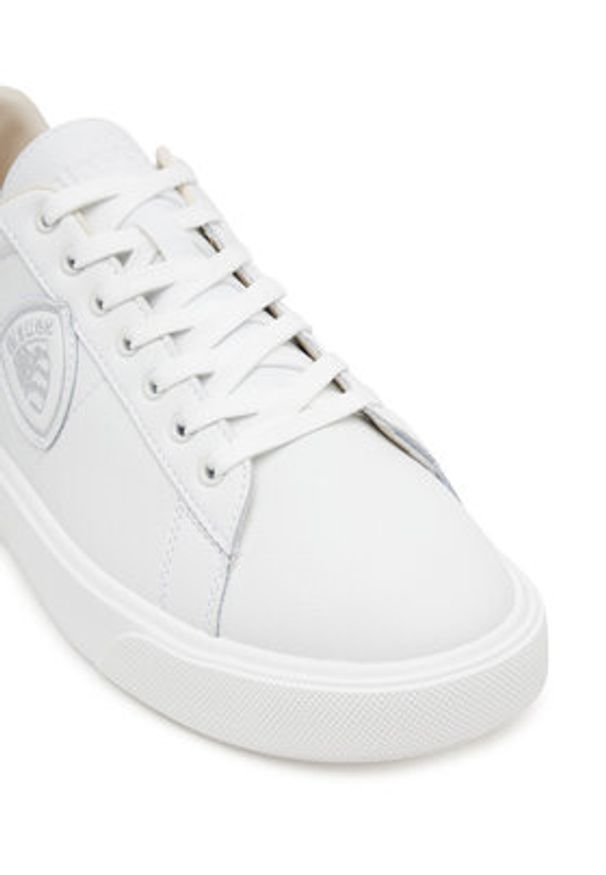Blauer Sneakersy S5BUCK01/LEA Biały. Kolor: biały. Materiał: skóra