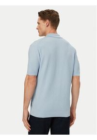 BOSS Polo H-Natalo 50561613 Niebieski Regular Fit. Typ kołnierza: polo. Kolor: niebieski. Materiał: bawełna #4
