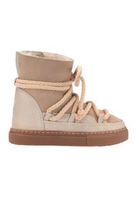 Buty Inuiki Classic Beige Jr 60202-001 beżowy. Kolor: beżowy. Materiał: skóra. Sezon: zima