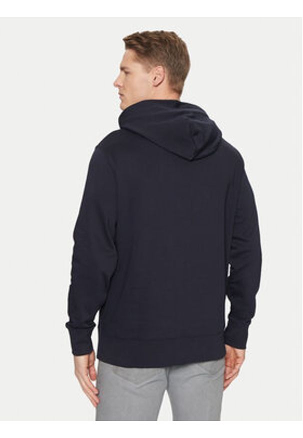 GANT - Gant Bluza Original Shield 2014016 Granatowy Regular Fit. Kolor: niebieski. Materiał: bawełna