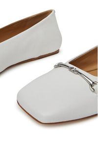 MICHAEL Michael Kors Baleriny Lena 40S5LEFP1L Biały. Kolor: biały. Materiał: skóra #3