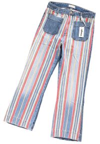 Wrangler - WRANGLER CROPPED FLARE DISCO STRIPES W2308799Y. Sezon: lato. Styl: retro #5