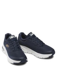 skechers - Skechers Sneakersy Arch Fit 232040/NVY Granatowy. Kolor: niebieski. Materiał: materiał #4