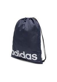 Adidas - adidas Worek Linear Gymsack HR5356 Granatowy. Kolor: niebieski. Materiał: materiał