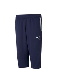 Spodnie dziecięce 3/4 Puma Team Liga Training. Kolor: niebieski, wielokolorowy, biały. Sport: fitness, piłka nożna #1