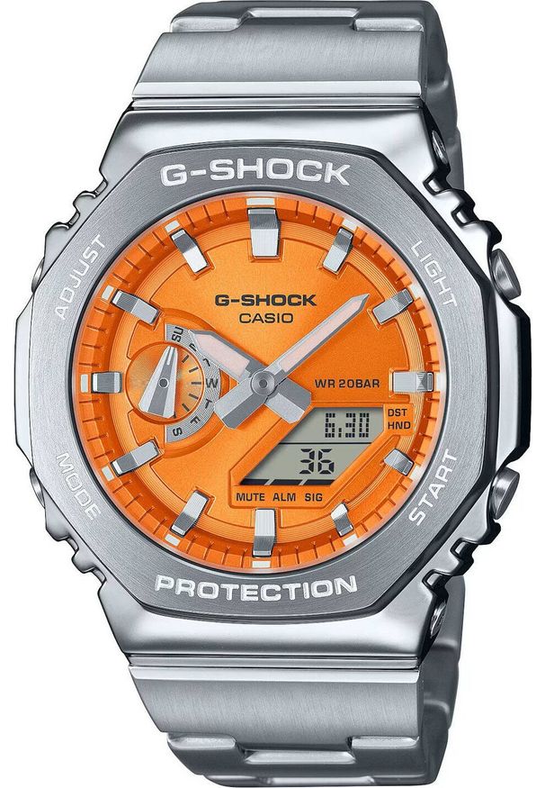 Zegarek G-SHOCK Zegarek Casio G-Shock GM-2110D-4AER G-Steel męski .