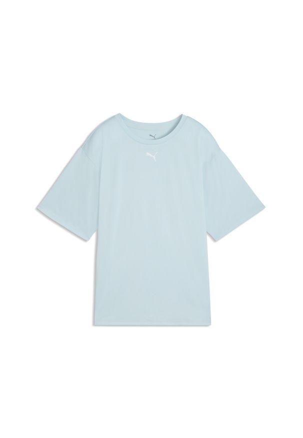 Puma - Damska koszulka Train All Day Essentials o luźnym kroju PUMA. Kolor: niebieski. Sport: fitness
