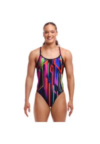 FUNKITA - Strój kąpielowy damski Funkita Baby Beamer. Kolor: wielokolorowy, czarny. Materiał: poliester