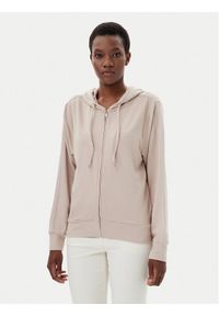 BOSS Bluza Icon 50540064 Beżowy Regular Fit. Kolor: beżowy. Materiał: wiskoza