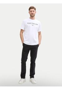 Tom Tailor T-Shirt 1045773 Biały Regular Fit. Kolor: biały. Materiał: bawełna