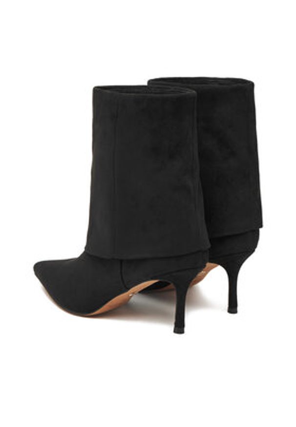 Nine West Botki CEO-JUMANAH-01 Czarny. Kolor: czarny. Materiał: materiał