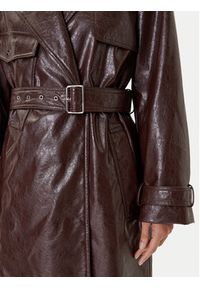 Hugo - HUGO Płaszcz przejściowy Malitte-1 50542286 Brązowy Relaxed Fit. Kolor: brązowy. Materiał: syntetyk #6