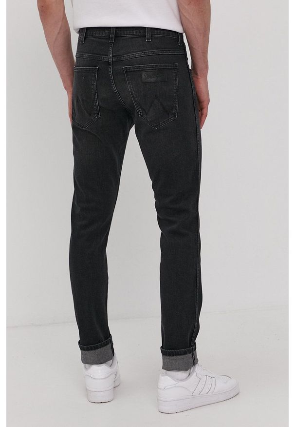 Wrangler - Jeansy Larston. Kolor: czarny