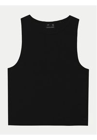 4f - 4F Top 4FWSS24TSLEF066 Czarny Slim Fit. Kolor: czarny. Materiał: bawełna #5