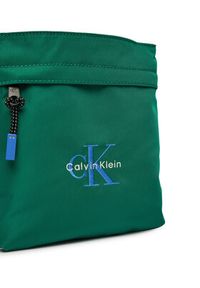 Calvin Klein Saszetka Bold Flatpack LV04D3178G Zielony. Kolor: zielony. Materiał: materiał #2