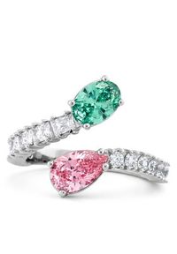 Swarovski Pierścionek 5737373 Srebrny. Materiał: metalowe. Kolor: srebrny #2