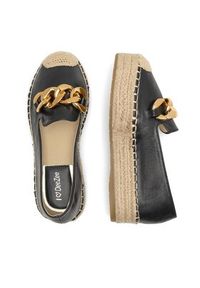 DeeZee Espadryle WSS20375-27 Czarny. Kolor: czarny. Materiał: skóra #5