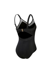 Speedo - Jednoczęściowy Kostium Kąpielowy Dla Pań I Panów Z Siateczki. Kolor: czarny